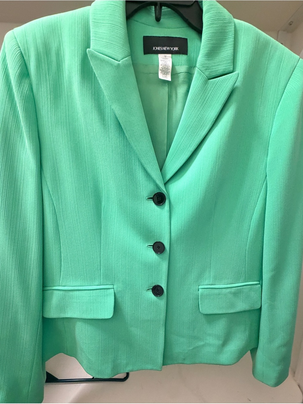 Jones New York Mint Green Tailored Women's Blazer